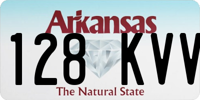 AR license plate 128KVV