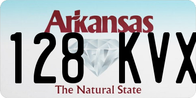 AR license plate 128KVX