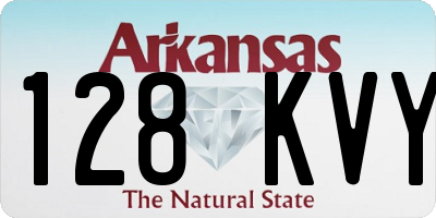 AR license plate 128KVY