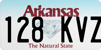 AR license plate 128KVZ