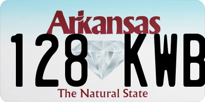 AR license plate 128KWB