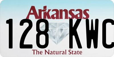 AR license plate 128KWC