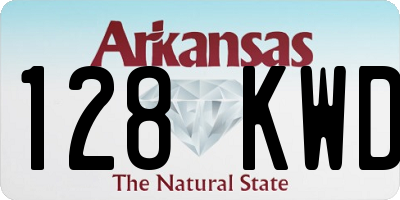 AR license plate 128KWD