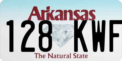 AR license plate 128KWF