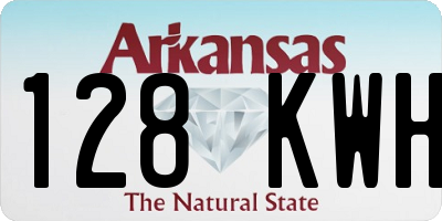 AR license plate 128KWH