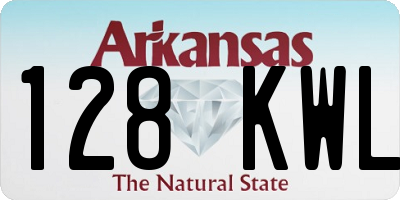 AR license plate 128KWL