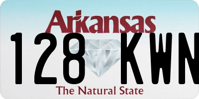 AR license plate 128KWN