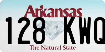 AR license plate 128KWQ