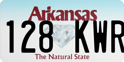 AR license plate 128KWR