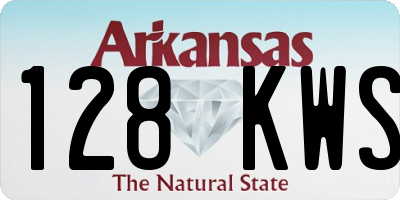 AR license plate 128KWS
