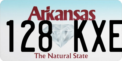 AR license plate 128KXE