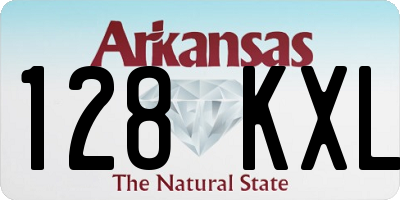 AR license plate 128KXL