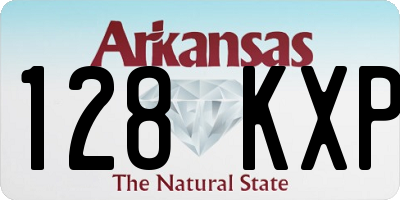 AR license plate 128KXP