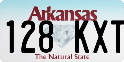 AR license plate 128KXT