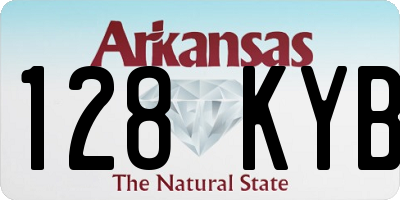 AR license plate 128KYB