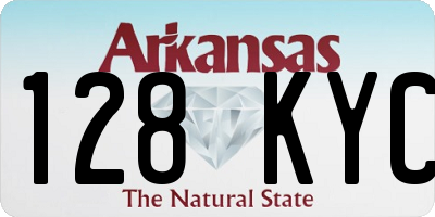 AR license plate 128KYC