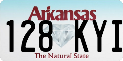 AR license plate 128KYI