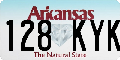 AR license plate 128KYK