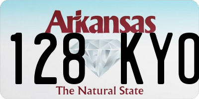 AR license plate 128KYO