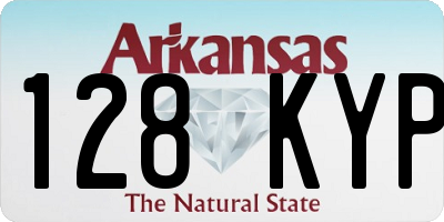 AR license plate 128KYP