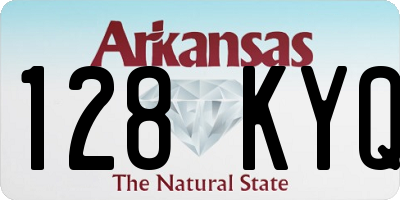 AR license plate 128KYQ