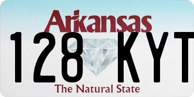 AR license plate 128KYT