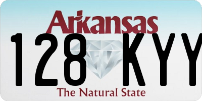 AR license plate 128KYY