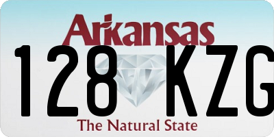 AR license plate 128KZG