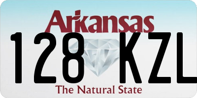 AR license plate 128KZL