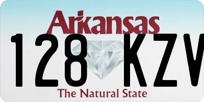 AR license plate 128KZV