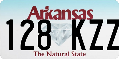 AR license plate 128KZZ