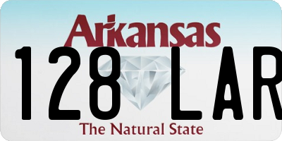 AR license plate 128LAR