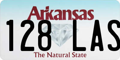 AR license plate 128LAS
