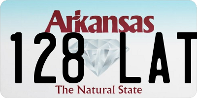 AR license plate 128LAT
