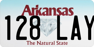 AR license plate 128LAY