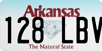 AR license plate 128LBV