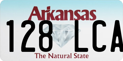 AR license plate 128LCA