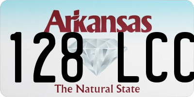 AR license plate 128LCC