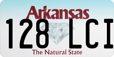 AR license plate 128LCI