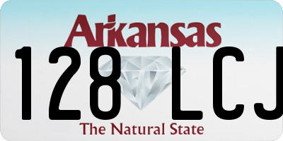 AR license plate 128LCJ