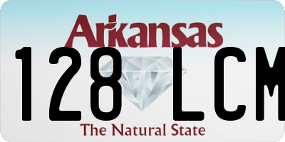 AR license plate 128LCM