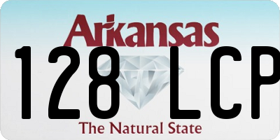 AR license plate 128LCP