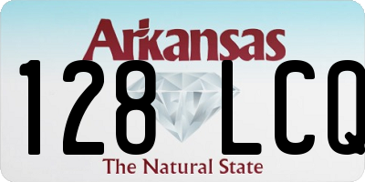 AR license plate 128LCQ