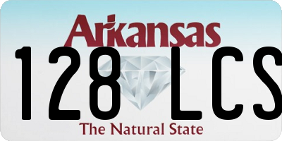 AR license plate 128LCS