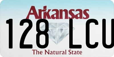 AR license plate 128LCU