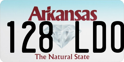 AR license plate 128LDO