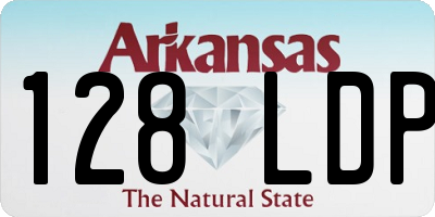 AR license plate 128LDP