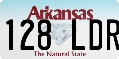 AR license plate 128LDR
