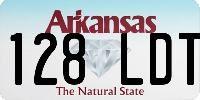 AR license plate 128LDT