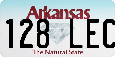 AR license plate 128LEC